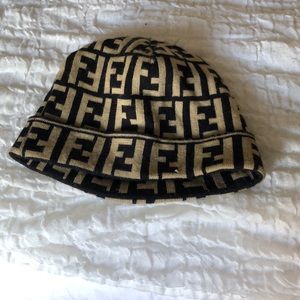Fendi Beanie .. size small . It’s classic pattern Zucca.